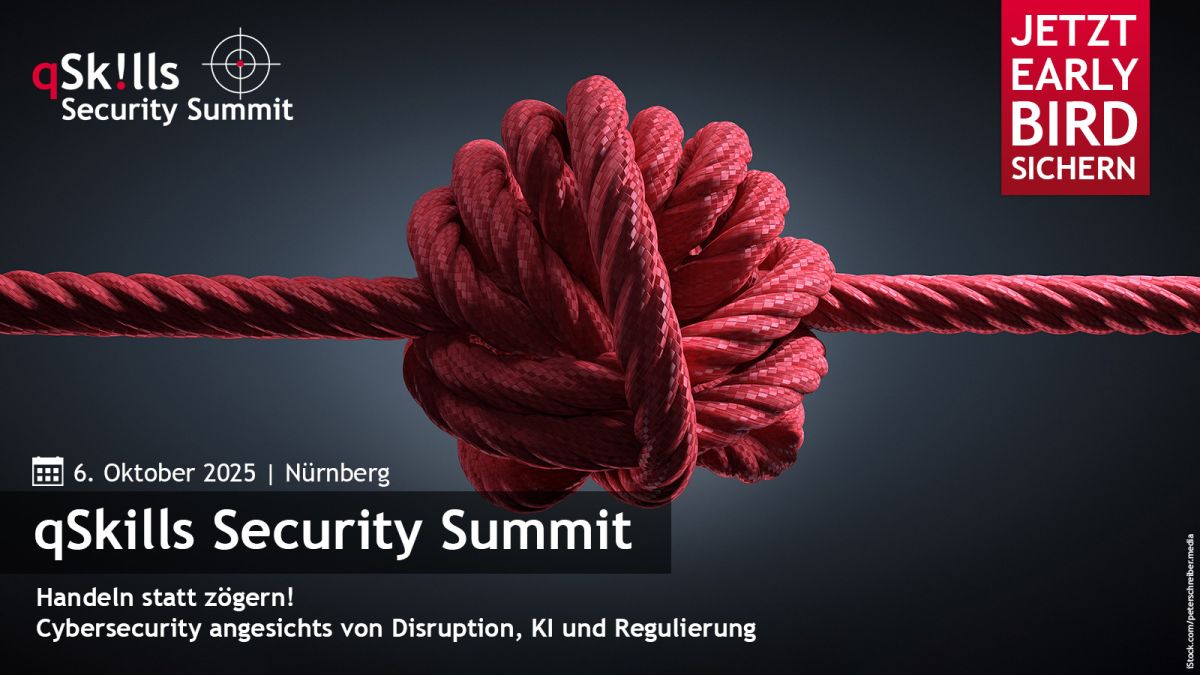 qSkills Security Summit 2025 - Handeln statt zögern! (© qSkills GmbH & Co. KG) qSkills Security Summit 2025 - Handeln statt zögern! (© qSkills GmbH & Co. KG)