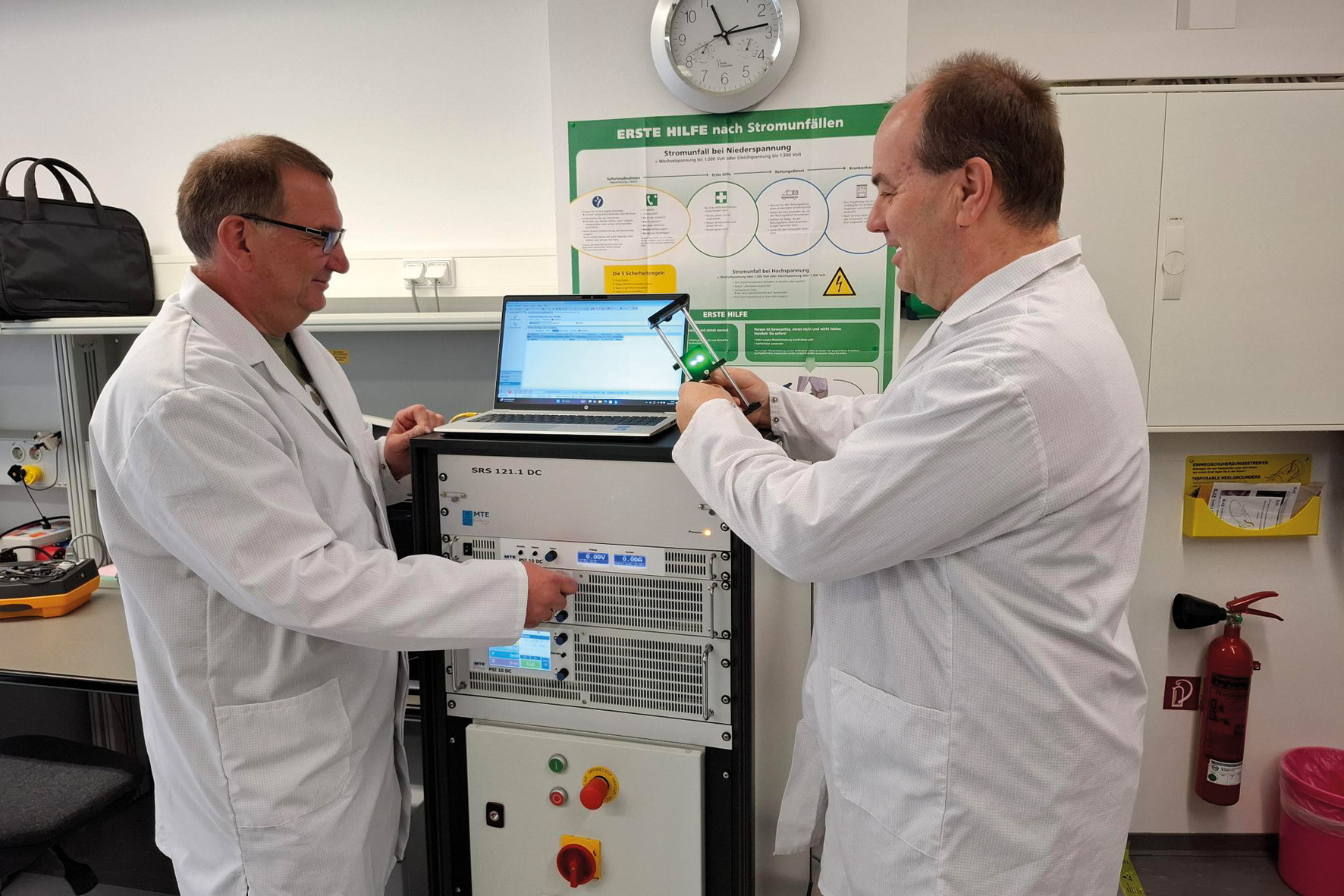 Heiko Löbel (links) und Jens Marx vom Hochschul-Institut ifem.