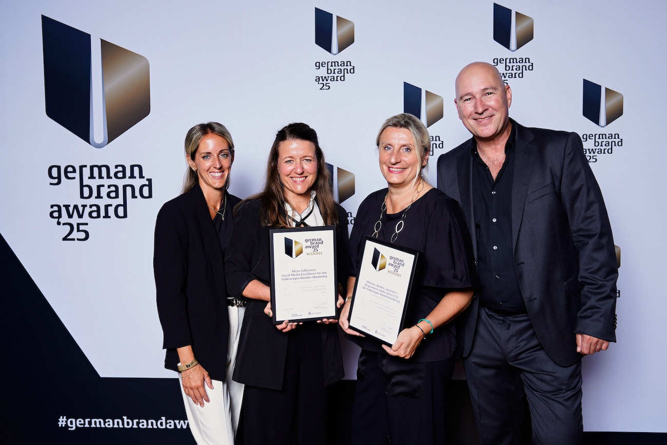 „Winner“(v.l.): Sabrina Körber, Simone Wölfelschneider, Wilma Mankel, Jens Gonnermann (Bildquelle:©Grand Vision)