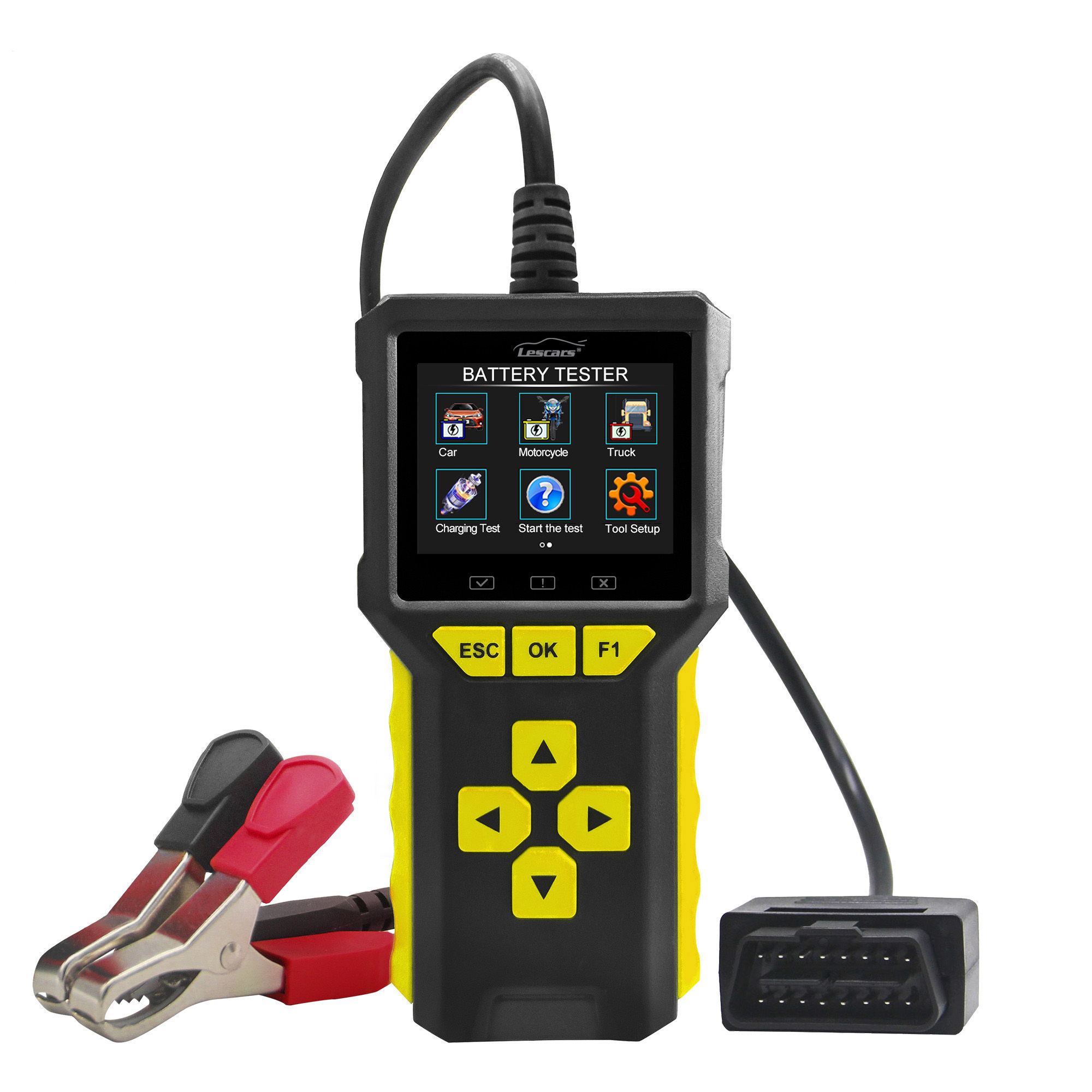 Lescars Professioneller 2in1-OBD2-Scanner und Batterie-Tester OD-455 / www.pearl.de PEARL GmbH (Die Bildrechte liegen bei dem Verfasser der Mitteilung.) Lescars Professioneller 2in1-OBD2-Scanner und Batterie-Tester OD-455 / www.pearl.de PEARL GmbH (Die Bildrechte liegen bei dem Verfasser der Mitteilung.)