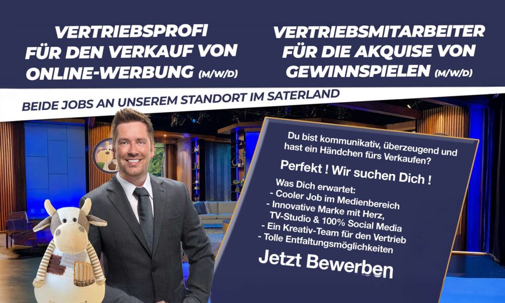 Jobs bei der"Trude Kuh" Vereinsförderung im Saterland (Die Bildrechte liegen bei dem Verfasser der Mitteilung.) Jobs bei der"Trude Kuh" Vereinsförderung im Saterland (Die Bildrechte liegen bei dem Verfasser der Mitteilung.)