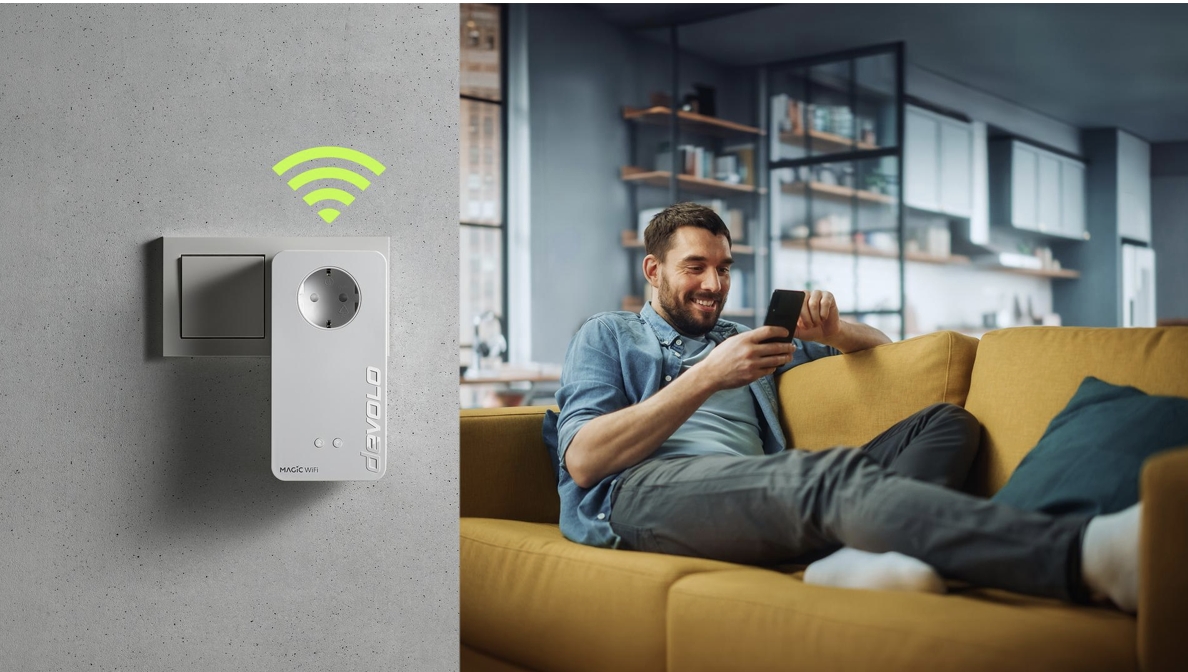 Mit dem Magic 2 WiFi 6 next erweitert devolo sein Powerline-Portfolio im Highend-Bereich. (Die Bildrechte liegen bei dem Verfasser der Mitteilung.) Mit dem Magic 2 WiFi 6 next erweitert devolo sein Powerline-Portfolio im Highend-Bereich. (Die Bildrechte liegen bei dem Verfasser der Mitteilung.)