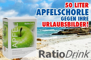 Gemeinsame Sommeraktion von Ratiodrink und paradiso.de