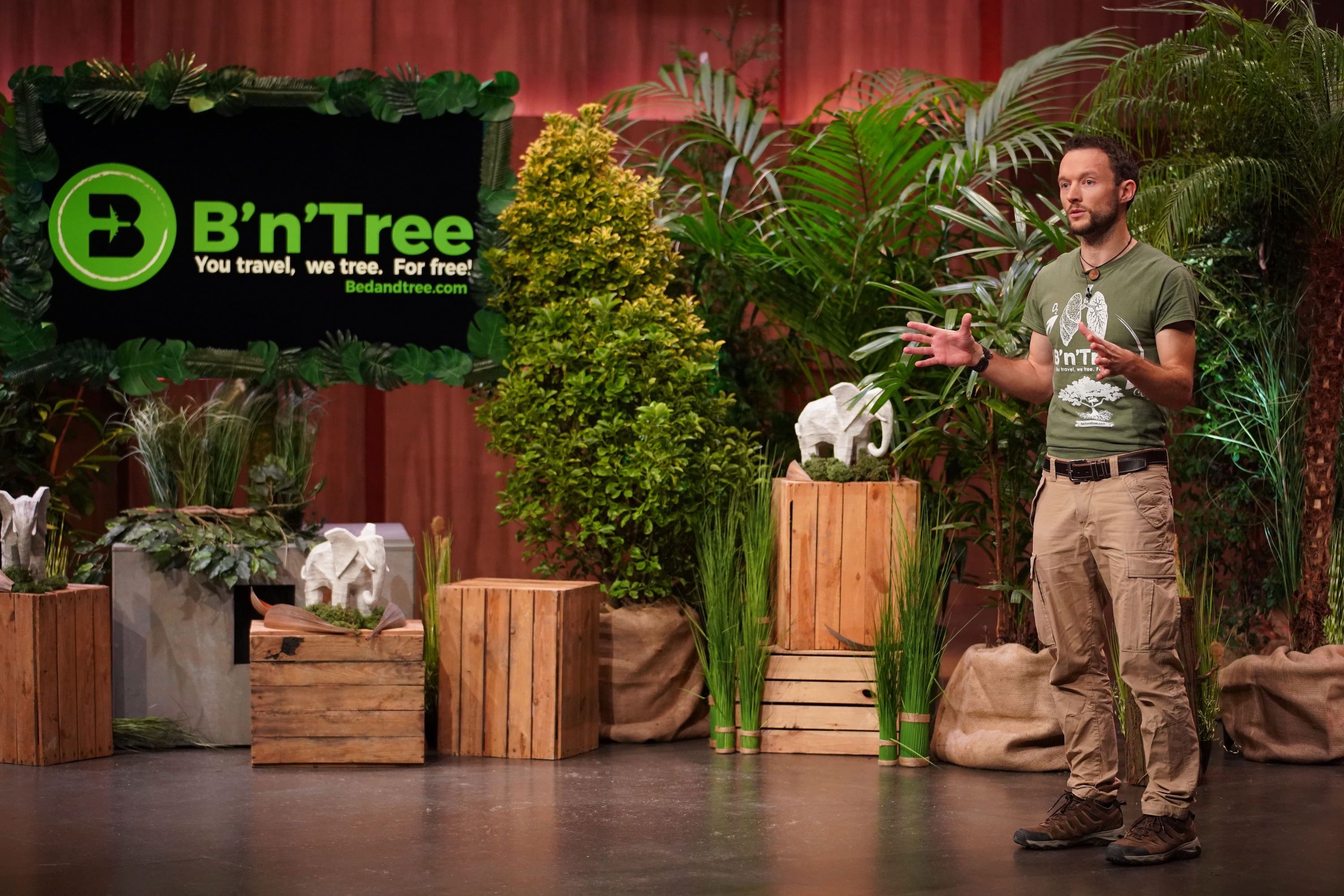 Chris Kaiser - Gründer von Click A Tree - bei der Höhle der Löwen (Bildquelle: @Click A Tree)
