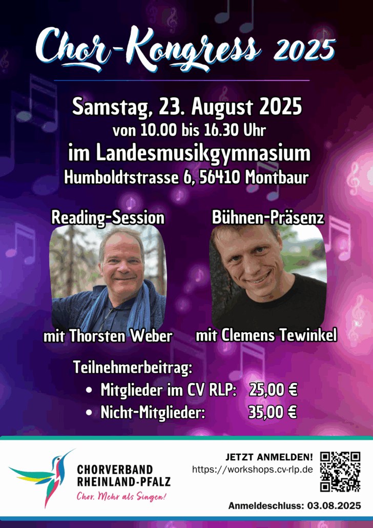Thorsten Weber und Clemens Tewinkel sind die Dozenten am 23. August in Montabaur. (Bildquelle: Tina Hauch / CV RLP)