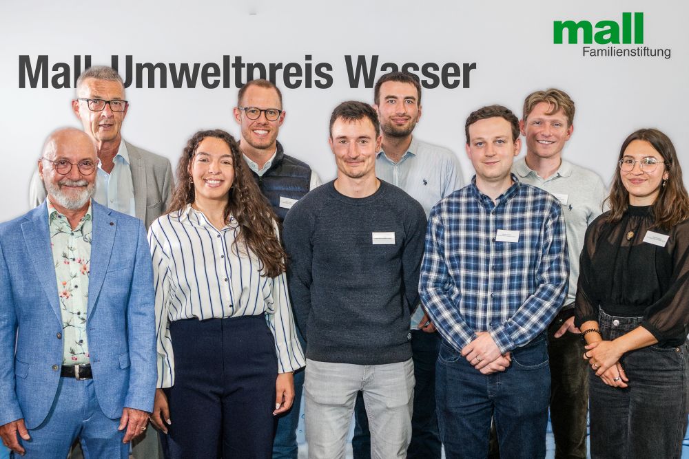 Nach 2023 und 2024 wurde der Mall-Umweltpreis in diesem Jahr zum dritten Mal verliehen. (Die Bildrechte liegen bei dem Verfasser der Mitteilung.)