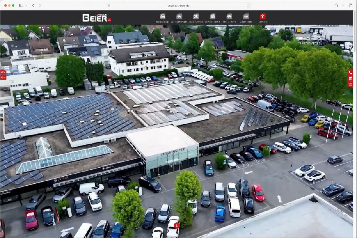 Neue Website Autohaus Beier mit innovativen Funktionen. Umsetzung formativ.net Internetagentur. (© )