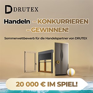 Bei der Summer Challenge von DRUTEX können Fachhändler attraktive Preise gewinnen. Bei der Summer Challenge von DRUTEX können Fachhändler attraktive Preise gewinnen.