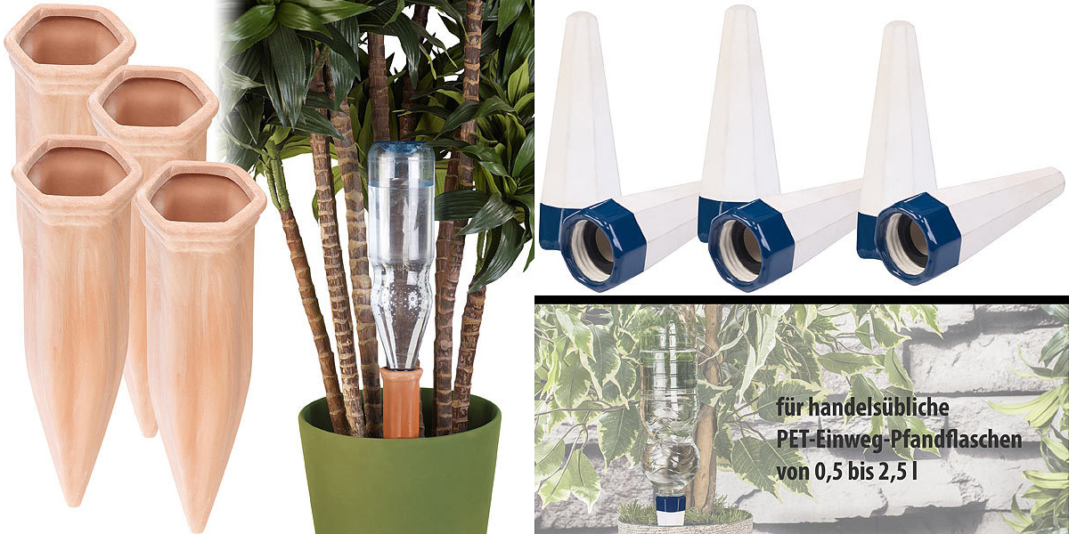 Royal Gardineer Sets Bewässerungs-Tonkegel, www.pearl.de (Die Bildrechte liegen bei dem Verfasser der Mitteilung.)