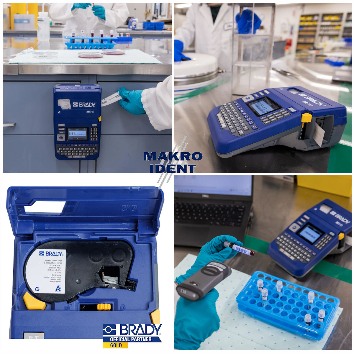 Brady M510 Labordrucker - kompakt, vielseitig und einfach zu bedienen Brady M510 Labordrucker - kompakt, vielseitig und einfach zu bedienen