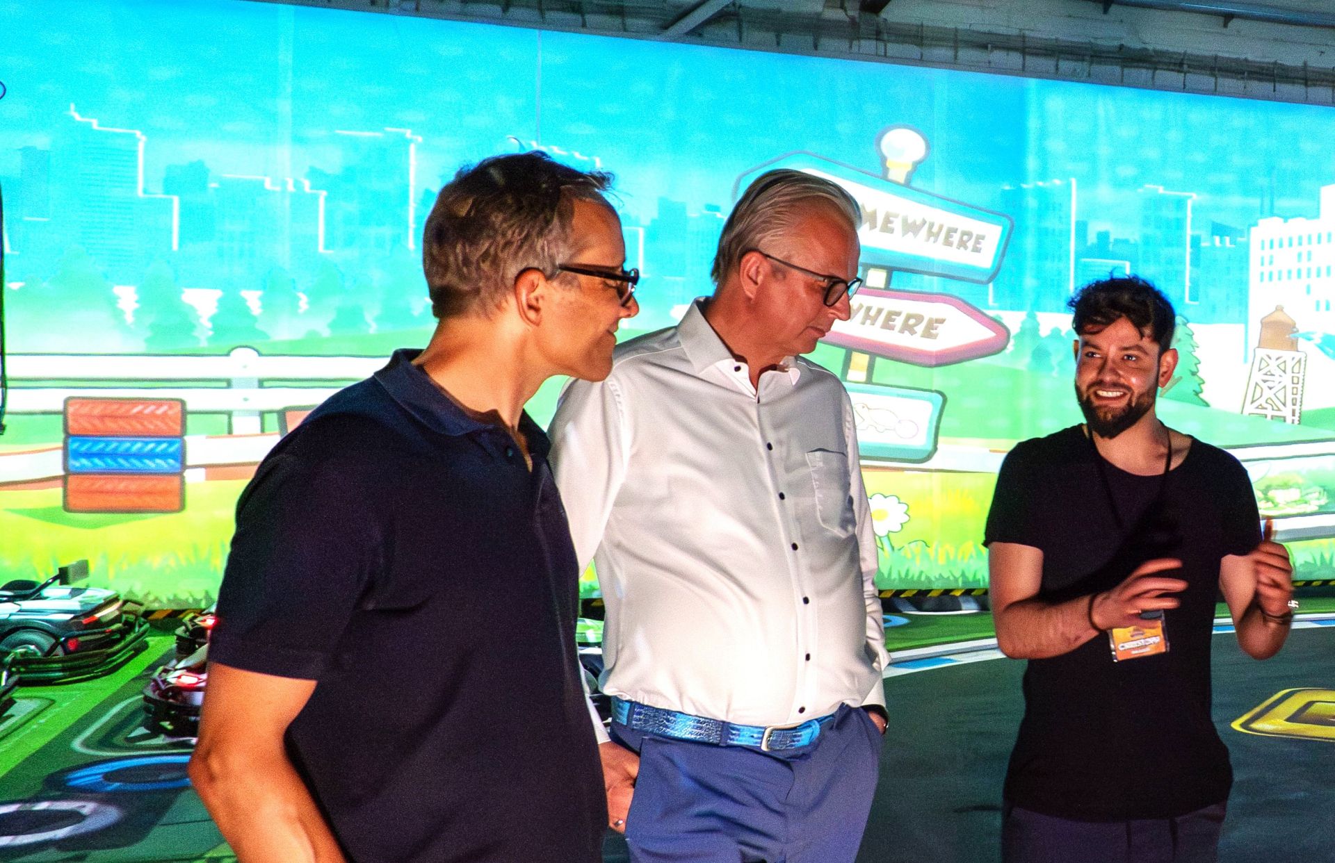 Christian Thiele, Kreisdirektor Dirk Bru?gge, Christoph Bo?sener, Rechte bei  BattleKart