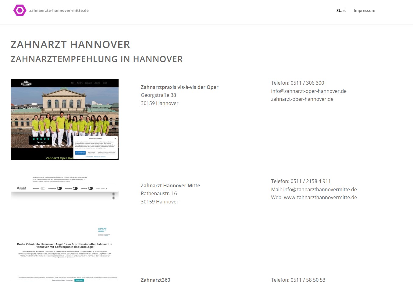 zahnarzthannover.dental
