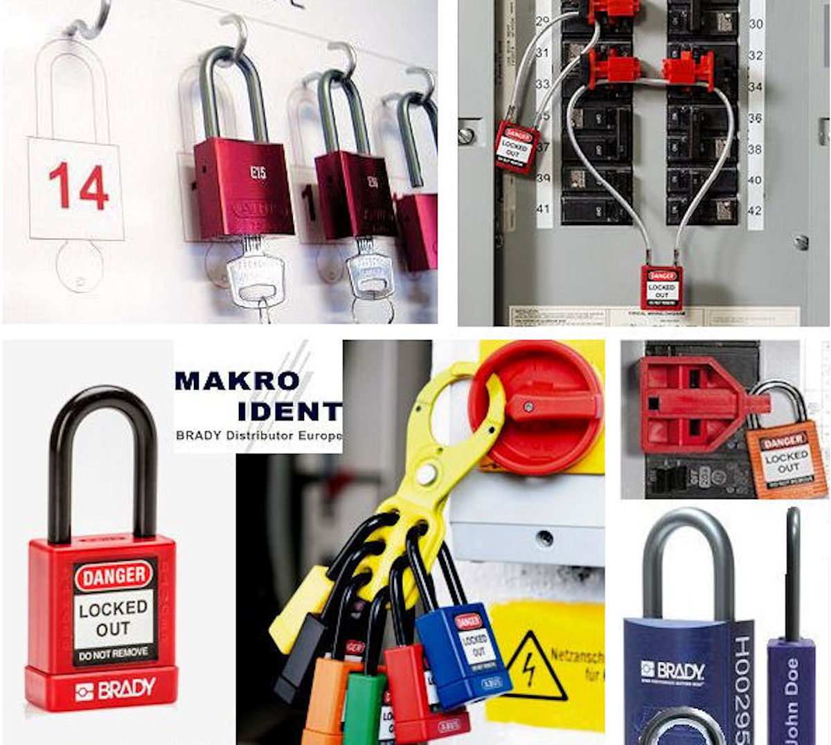 Sichere Lockout-Tagout-Anwendungen mit Brady Nylon-Schlössern