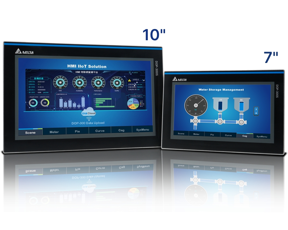 Delta DOP-300S: Neue HMI-Serie für vernetzte, sichere und flexible Fertigungsprozesse (Bildquelle: @ Delta Electronics)
