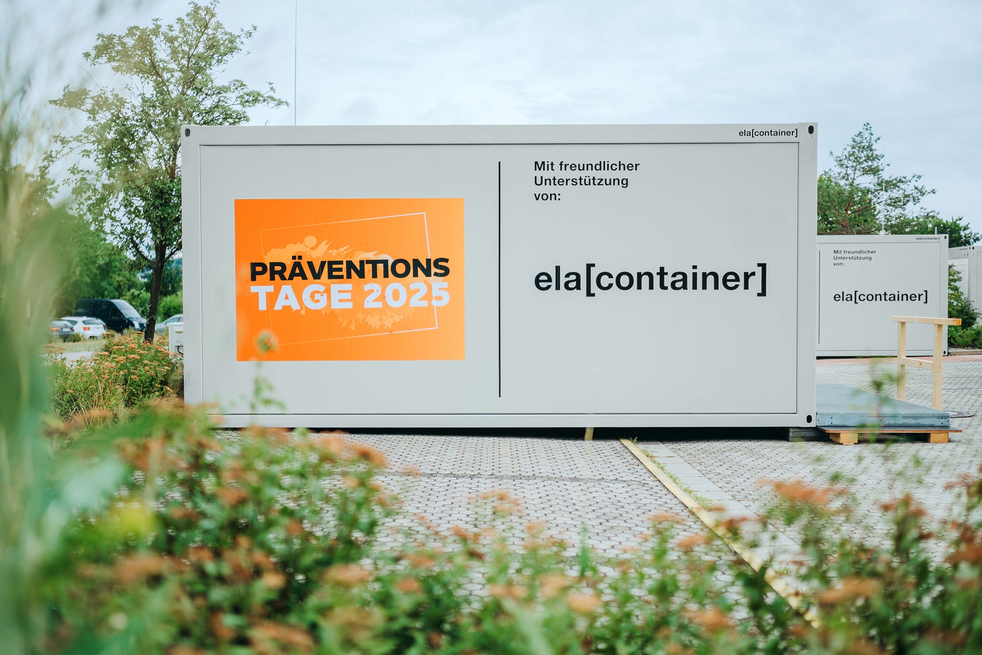 ELA Container unterstützte die Präventionstage 2025 in Burglengenfeld mit acht Containeranlagen.