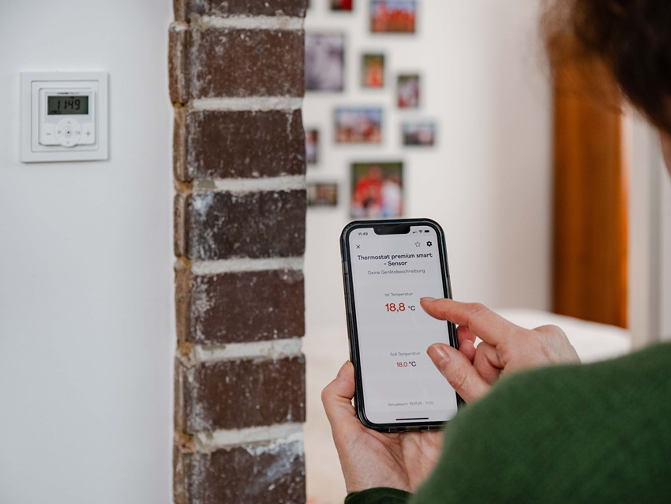 Thermostatsteuerung per App (Bildquelle: Home Pilot)