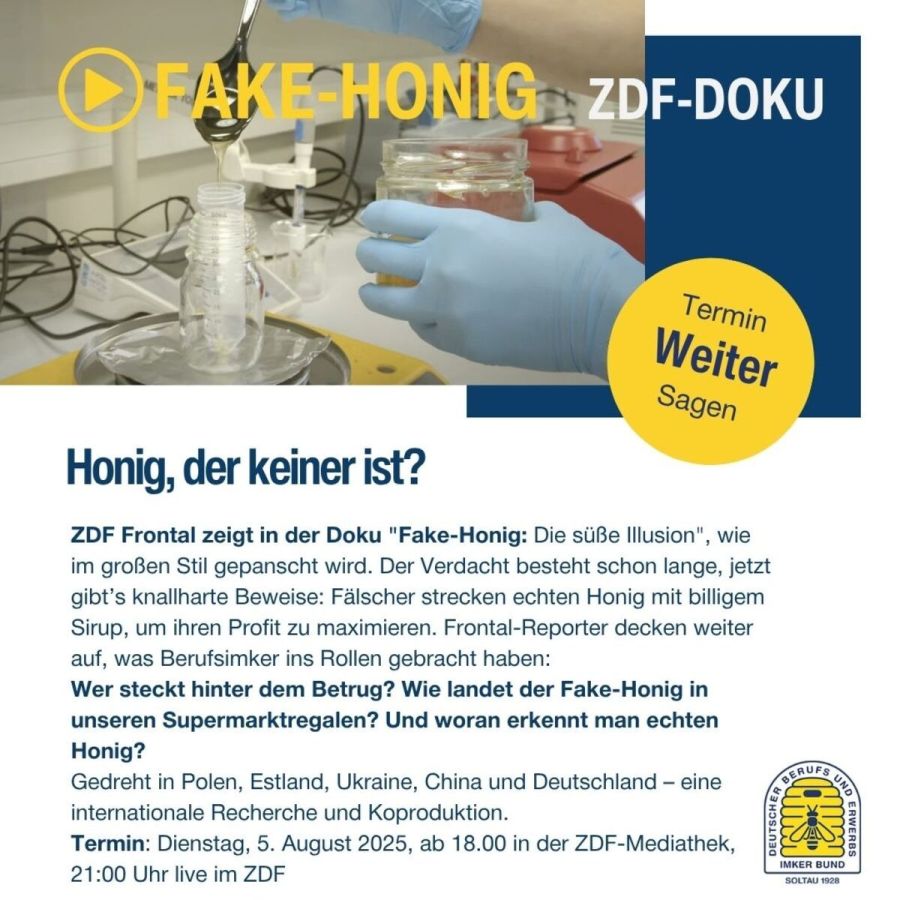 Honig , der keiner ist ? Was steckt hinter dem Betrtrug?  (© DBIB)