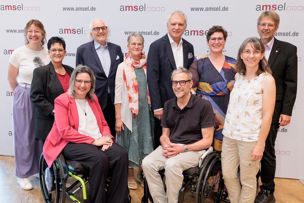Der neue Vorstand des AMSEL-Landesverband ab 2025 (© AMSEL e.V. / Jan Potente)