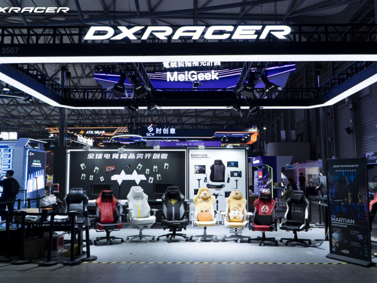 DXRacer-Messestand