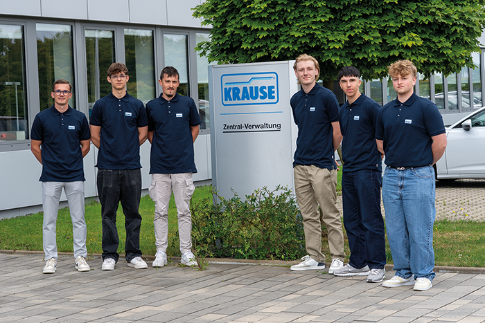 Die sechs jungen Berufseinsteiger starteten Anfang August ihre Ausbildung (Die Bildrechte liegen bei dem Verfasser der Mitteilung.)