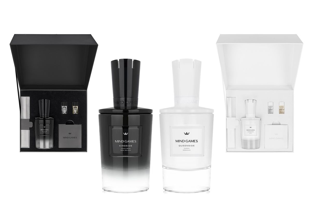 Perfumer Extraordinaire: Kingside & Queenside (© Mind Games Fragrance) Perfumer Extraordinaire: Kingside & Queenside (© Mind Games Fragrance)