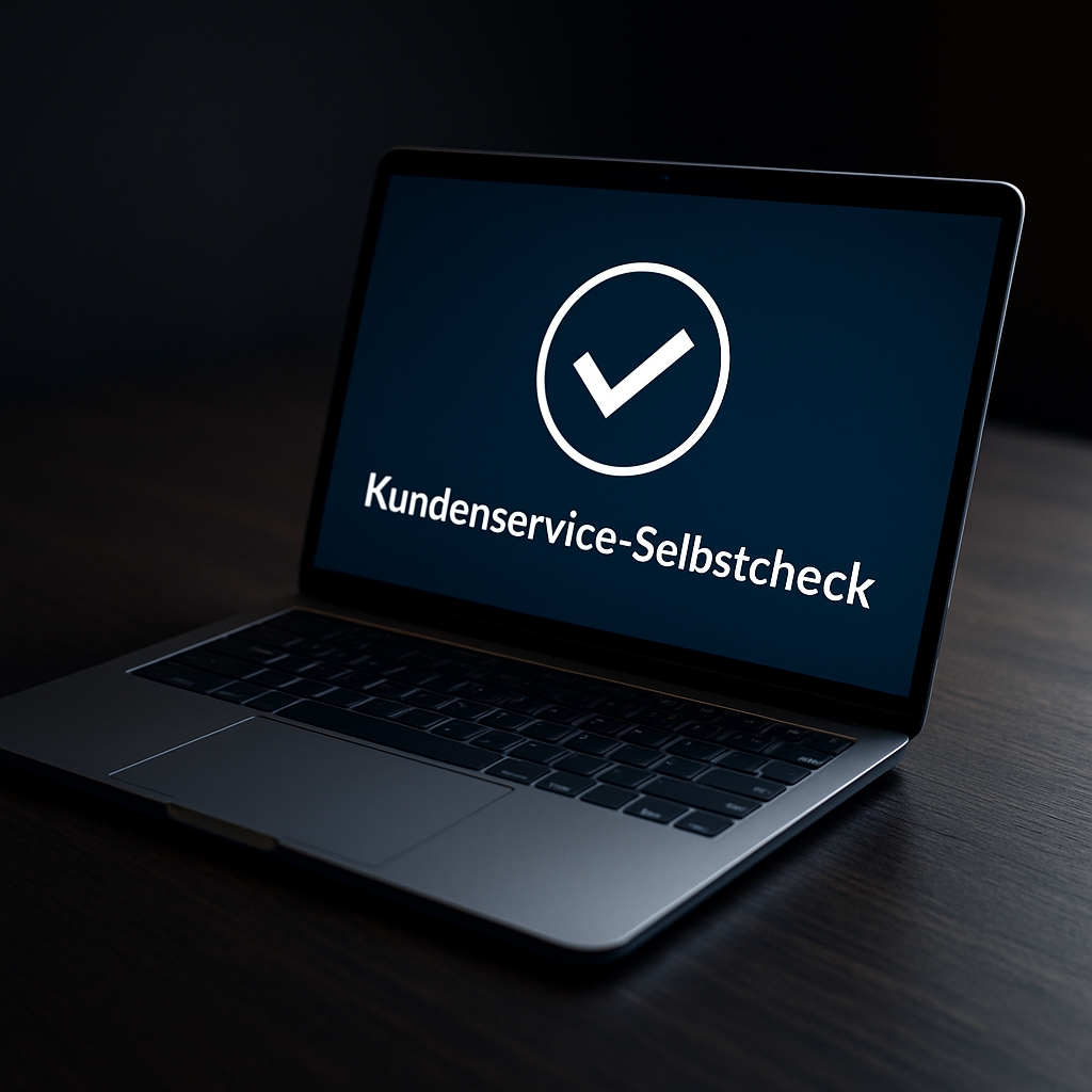 Der neue Kundenservice-Selbstcheck: In nur fünf Minuten den Service-Status analysieren. (Die Bildrechte liegen bei dem Verfasser der Mitteilung.) Der neue Kundenservice-Selbstcheck: In nur fünf Minuten den Service-Status analysieren. (Die Bildrechte liegen bei dem Verfasser der Mitteilung.)