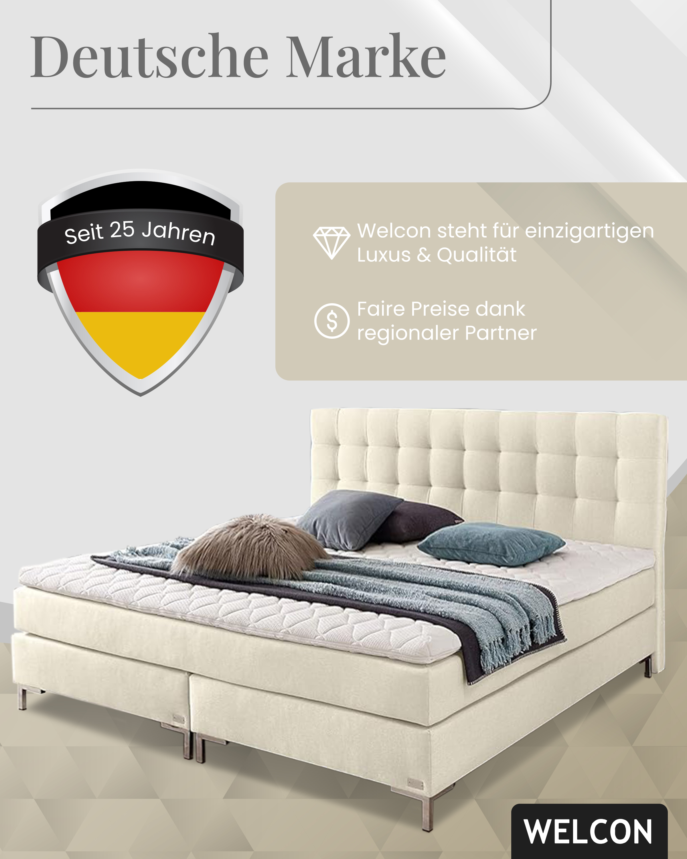 Welcon Boxspringbetten und Familienbetten