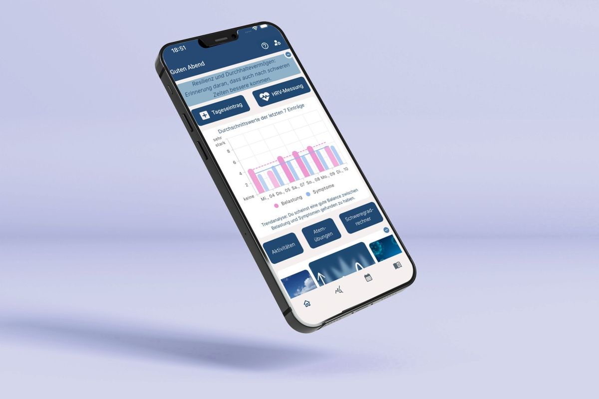 blue-ME: Neue Pacing-App unterstützt Menschen mit ME/CFS im Alltag (© ) blue-ME: Neue Pacing-App unterstützt Menschen mit ME/CFS im Alltag (© )
