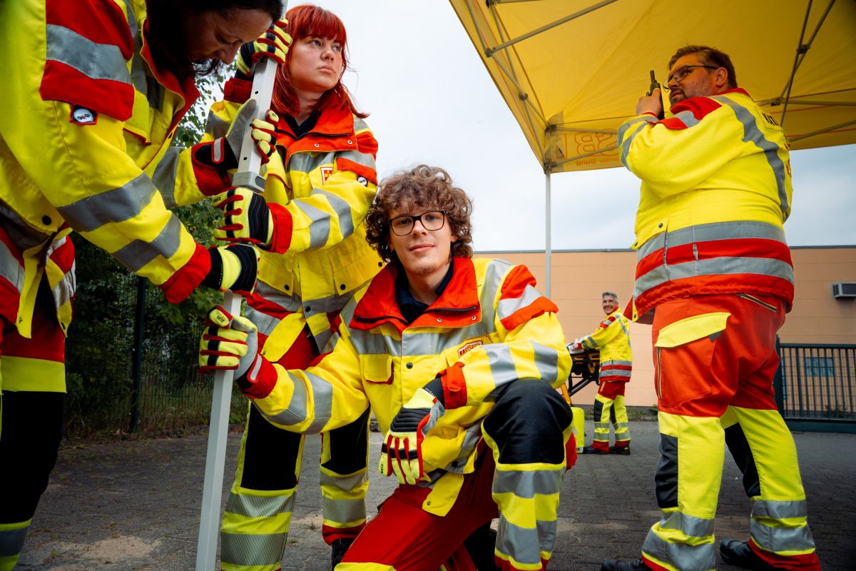ASB Berlin Recruiting-Kampagne für den Katastrophenschutz (© Ruben Hensel)