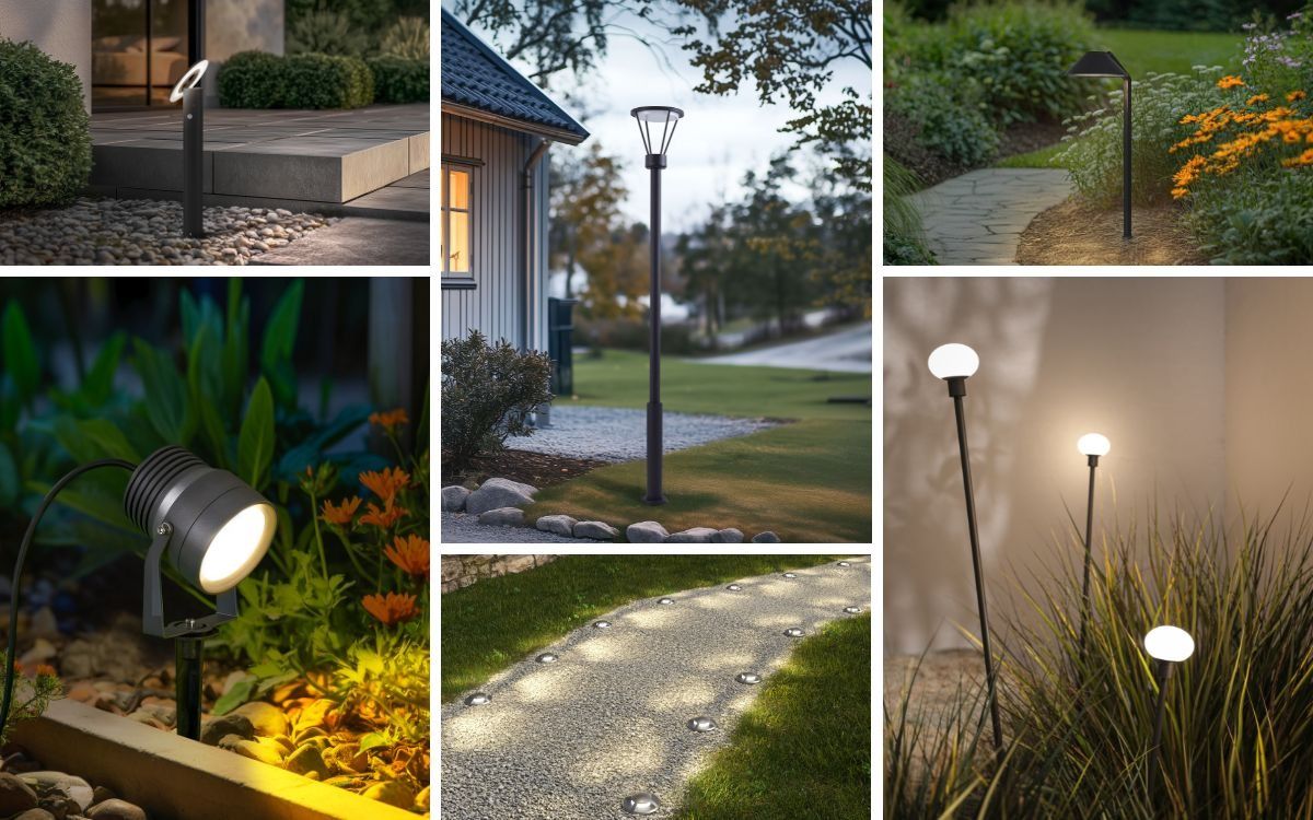 Lichtflair und mehr Sicherheit für den herbstlichen Garten (© Lampenwelt.de)