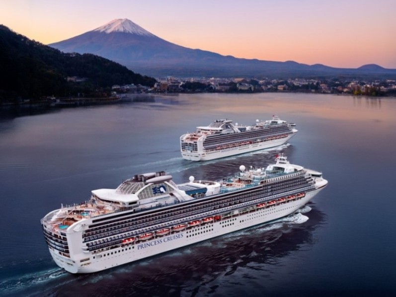 Princess Cruises ist 2027 in japanischen Gewässern stark vertreten. Foto: Princess Cruises Princess Cruises ist 2027 in japanischen Gewässern stark vertreten. Foto: Princess Cruises