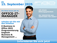 Weiterbildung Office-IT-Manager ab 15.09.2025 – digital, praxisnah, gefördert und arbeitsmarktorient