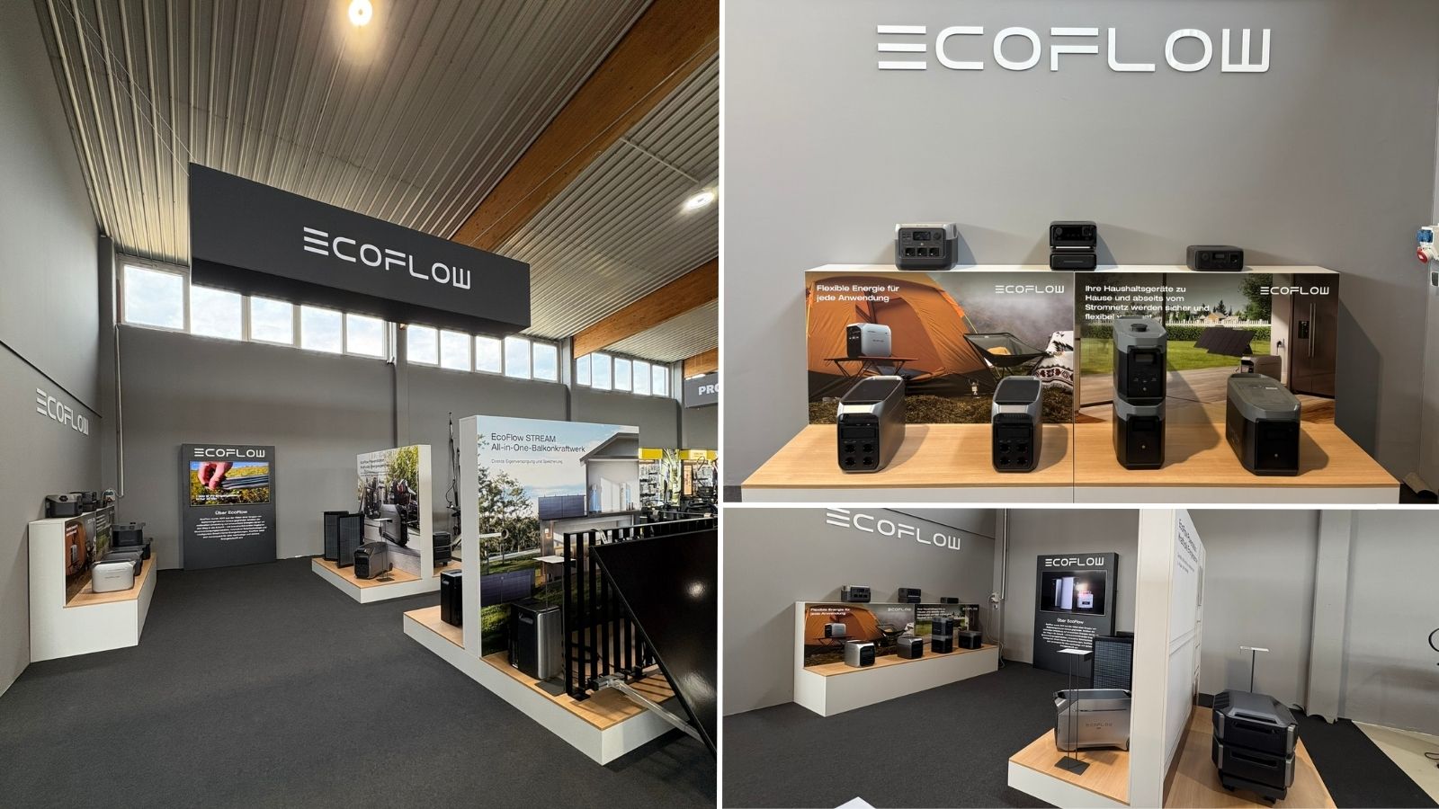 EcoFlow Ausstellung aufüber 30m2 bei Pfäffle (Die Bildrechte liegen bei dem Verfasser der Mitteilung.)