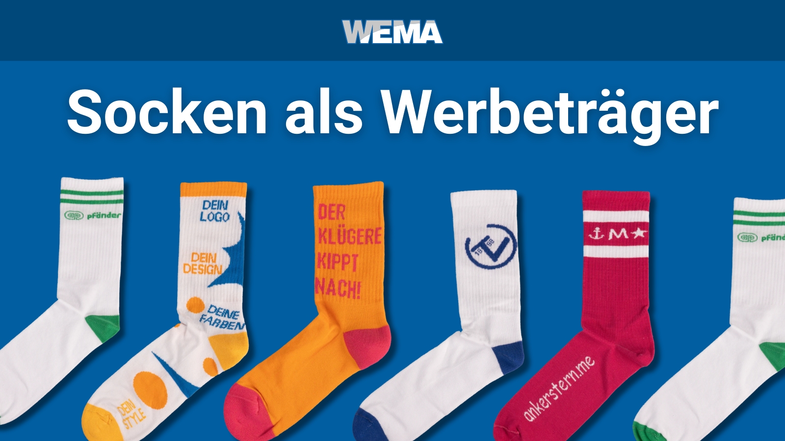 Socken eignen sich hervorragend als Werbeträger (Die Bildrechte liegen bei dem Verfasser der Mitteilung.) Socken eignen sich hervorragend als Werbeträger (Die Bildrechte liegen bei dem Verfasser der Mitteilung.)
