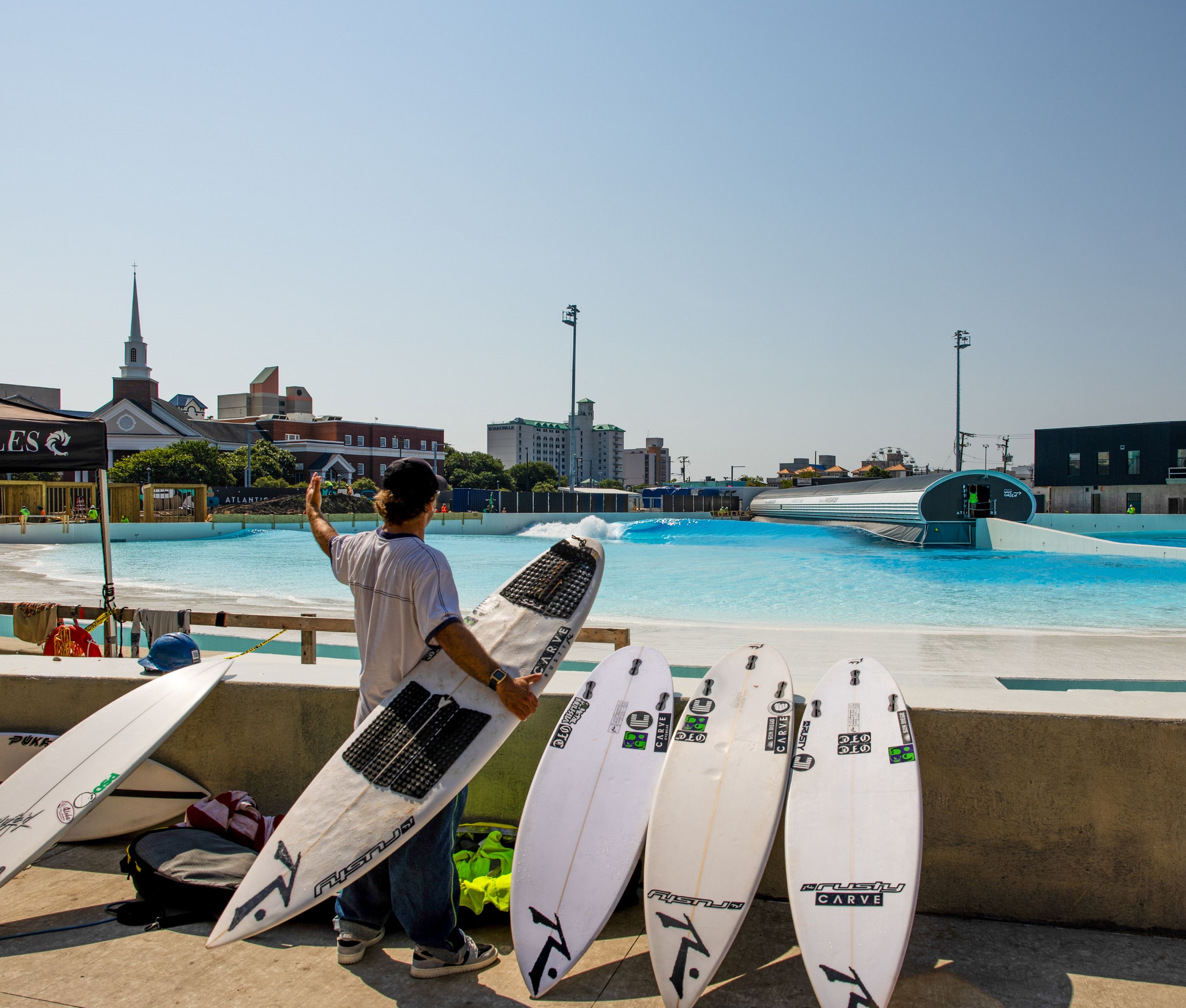 Jacob Szekley, Atlantic Park Surf (Bildquelle: Wavegarden; Atlantic Park Surf) Jacob Szekley, Atlantic Park Surf (Bildquelle: Wavegarden; Atlantic Park Surf)