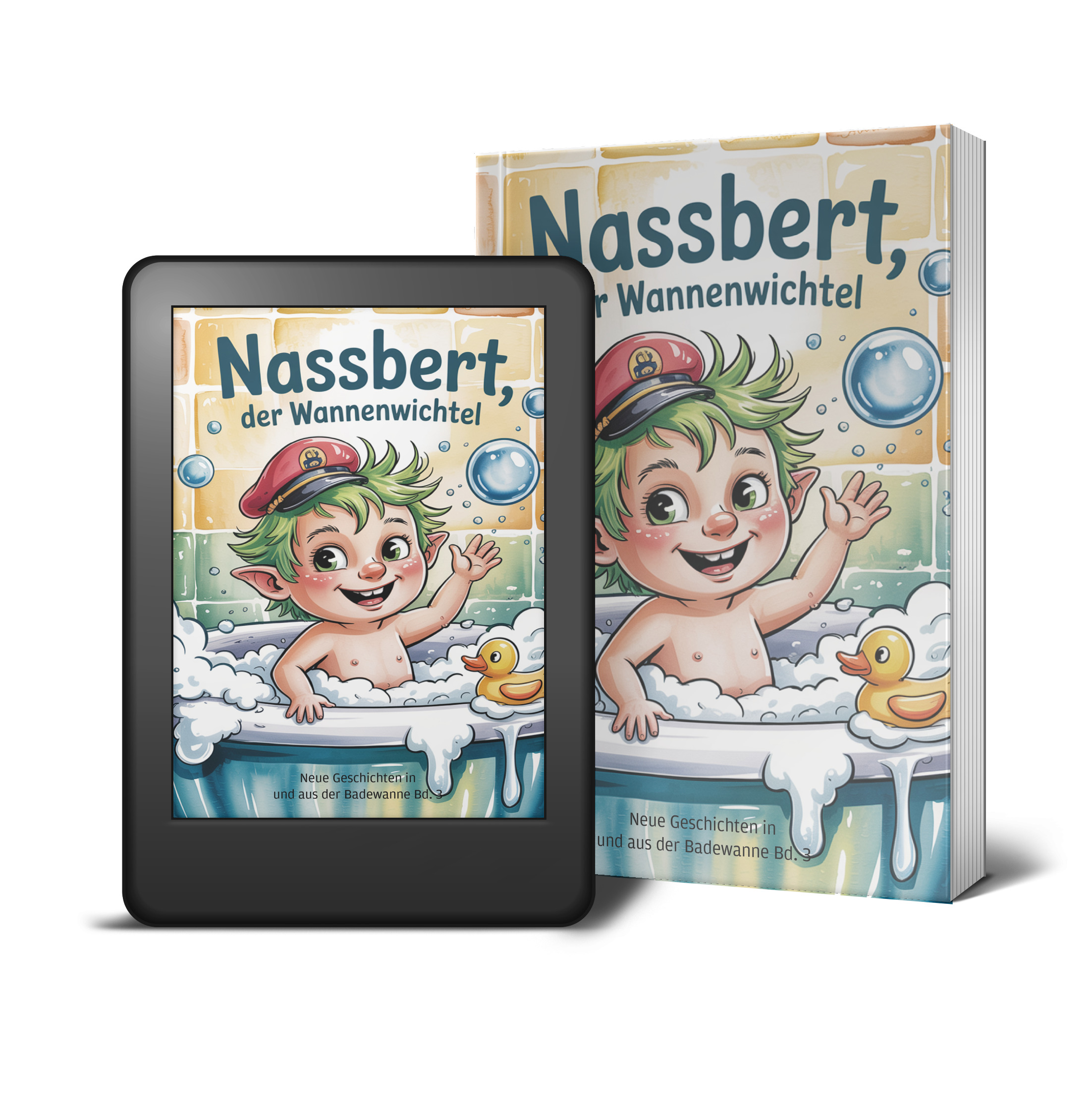 Nassbert, der Wannenwichtel – neue Geschichten gesucht! © Papierfresserchens MTM-Verlag