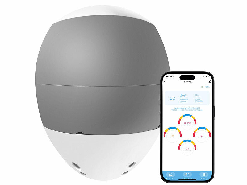 AGT Smarter 4in1-WLAN-Wasseranalysator WWA-400 für pH, ORP, Salz, Temperatur, www.pearl.de (Die Bildrechte liegen bei dem Verfasser der Mitteilung.) AGT Smarter 4in1-WLAN-Wasseranalysator WWA-400 für pH, ORP, Salz, Temperatur, www.pearl.de (Die Bildrechte liegen bei dem Verfasser der Mitteilung.)