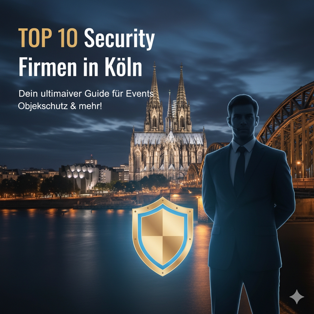 Beitragsbild: TOP 10 Security Firmen in Köln?—?Ihr ultimativer Guide für Events, Objektschutz& mehr (Die Bildrechte liegen bei dem Verfasser der Mitteilung.) Beitragsbild: TOP 10 Security Firmen in Köln?—?Ihr ultimativer Guide für Events, Objektschutz& mehr (Die Bildrechte liegen bei dem Verfasser der Mitteilung.)