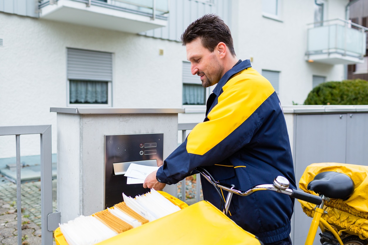 Postzusteller (Die Bildrechte liegen bei dem Verfasser der Mitteilung.) Postzusteller (Die Bildrechte liegen bei dem Verfasser der Mitteilung.)