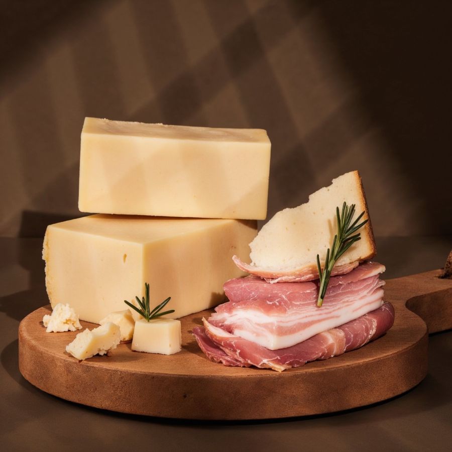 Tiroler Speck & Schinken sowie Käse aus Tirol (© TIROLISH) Tiroler Speck & Schinken sowie Käse aus Tirol (© TIROLISH)