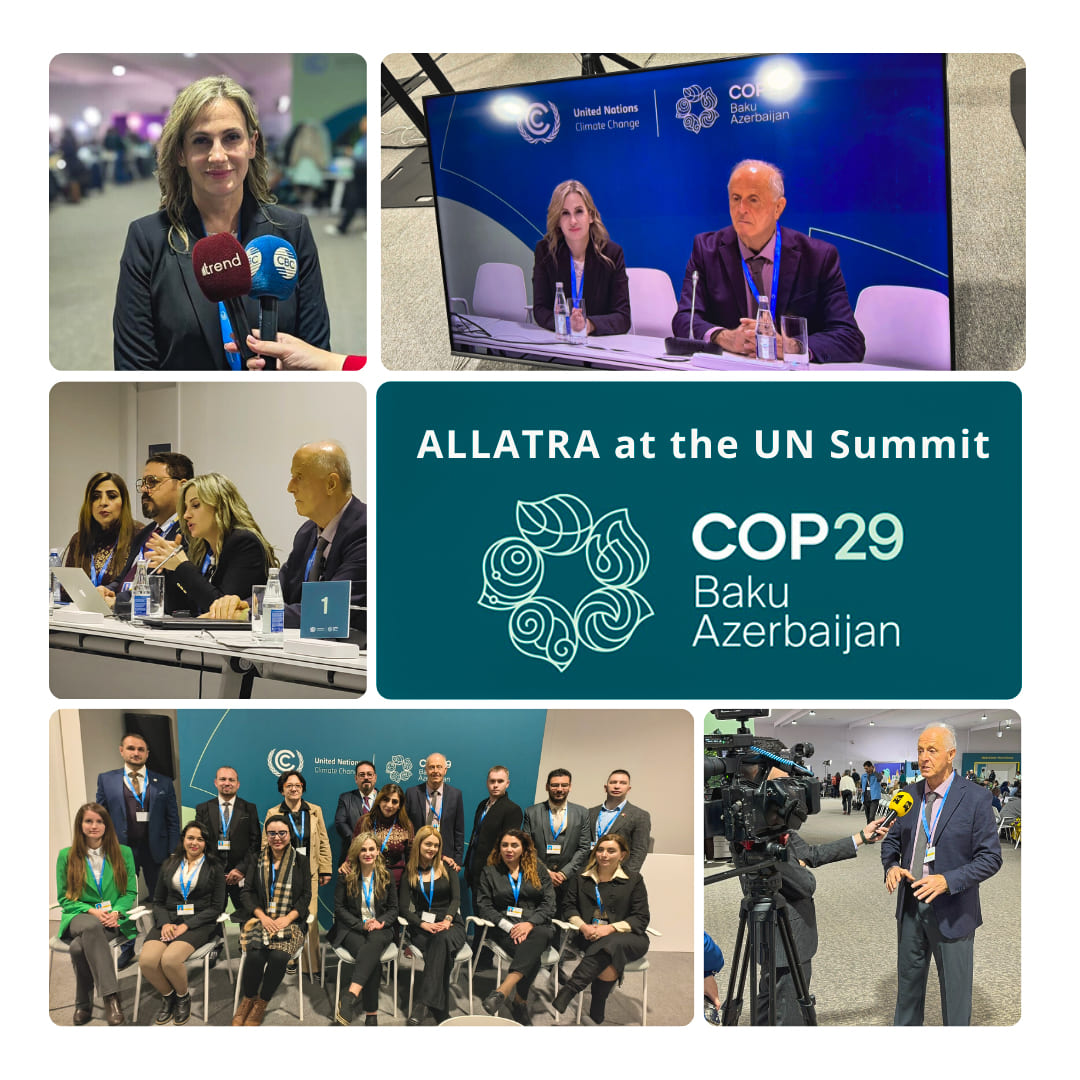 ALLATRA auf dem UN-Gipfel COP29 in Baku (Die Bildrechte liegen bei dem Verfasser der Mitteilung.) ALLATRA auf dem UN-Gipfel COP29 in Baku (Die Bildrechte liegen bei dem Verfasser der Mitteilung.)