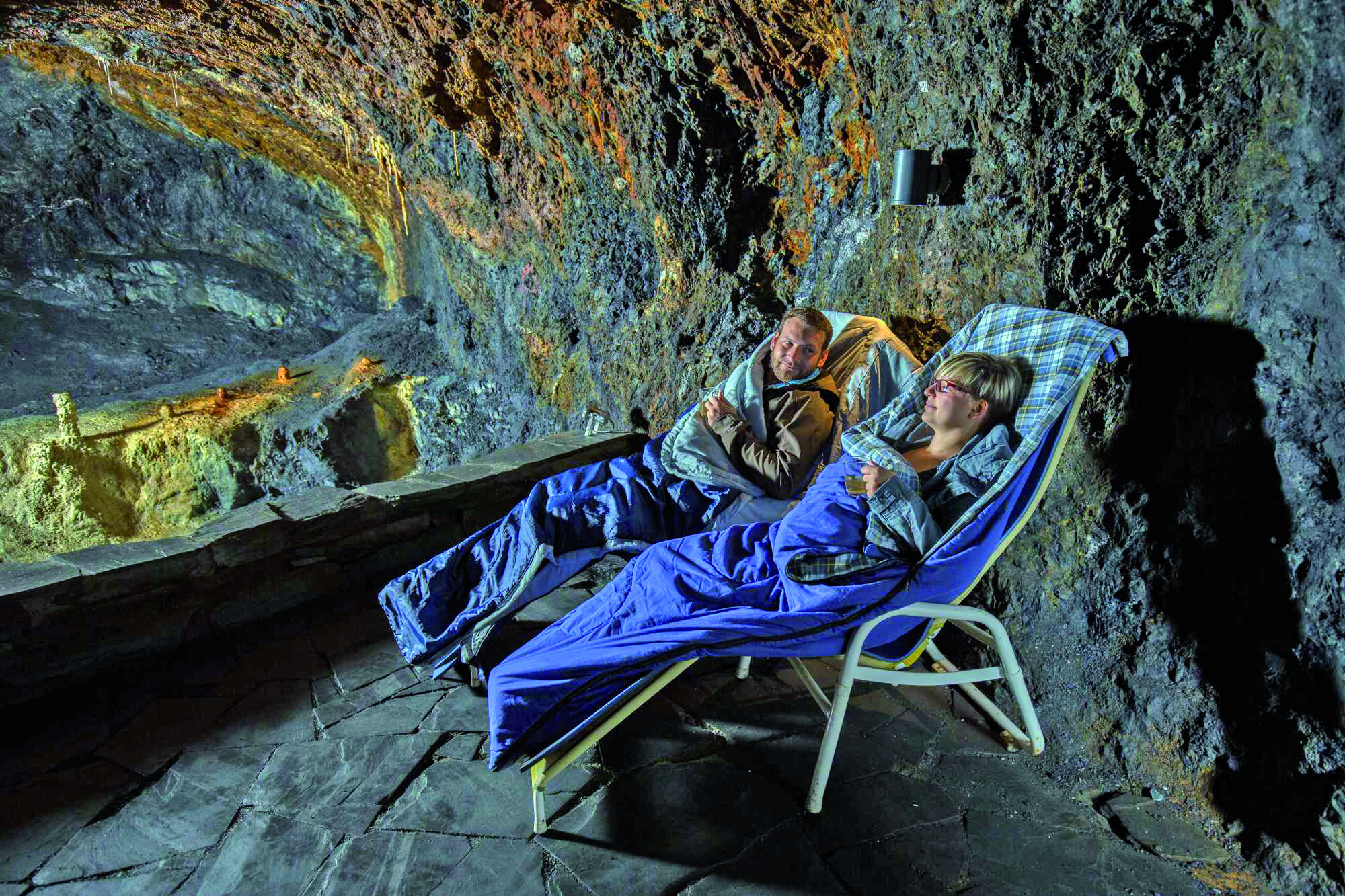 Durchatmen im Naturheilstollen (Bildquelle: Matthias Frank Schmidt)