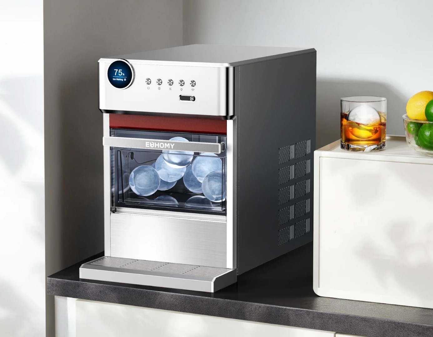 Eiswürfelmaschine Rock Pro von Euhomy (Die Bildrechte liegen bei dem Verfasser der Mitteilung.) Eiswürfelmaschine Rock Pro von Euhomy (Die Bildrechte liegen bei dem Verfasser der Mitteilung.)