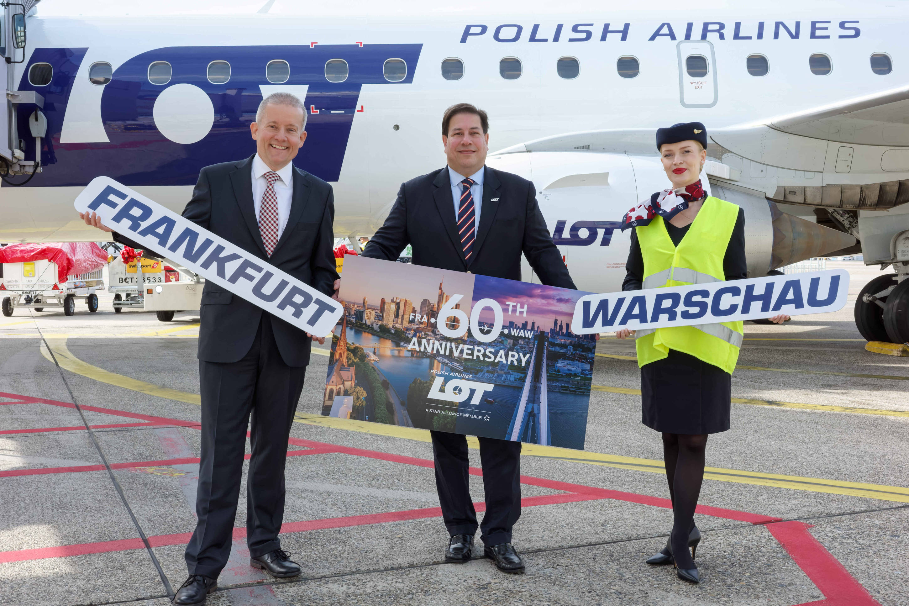 Seit 60 Jahren verbindet LOT Polish Airlines Frankfurt mit Warschau. (Bildquelle: Dirk Ostermeier, LOT Polish Airlines)
