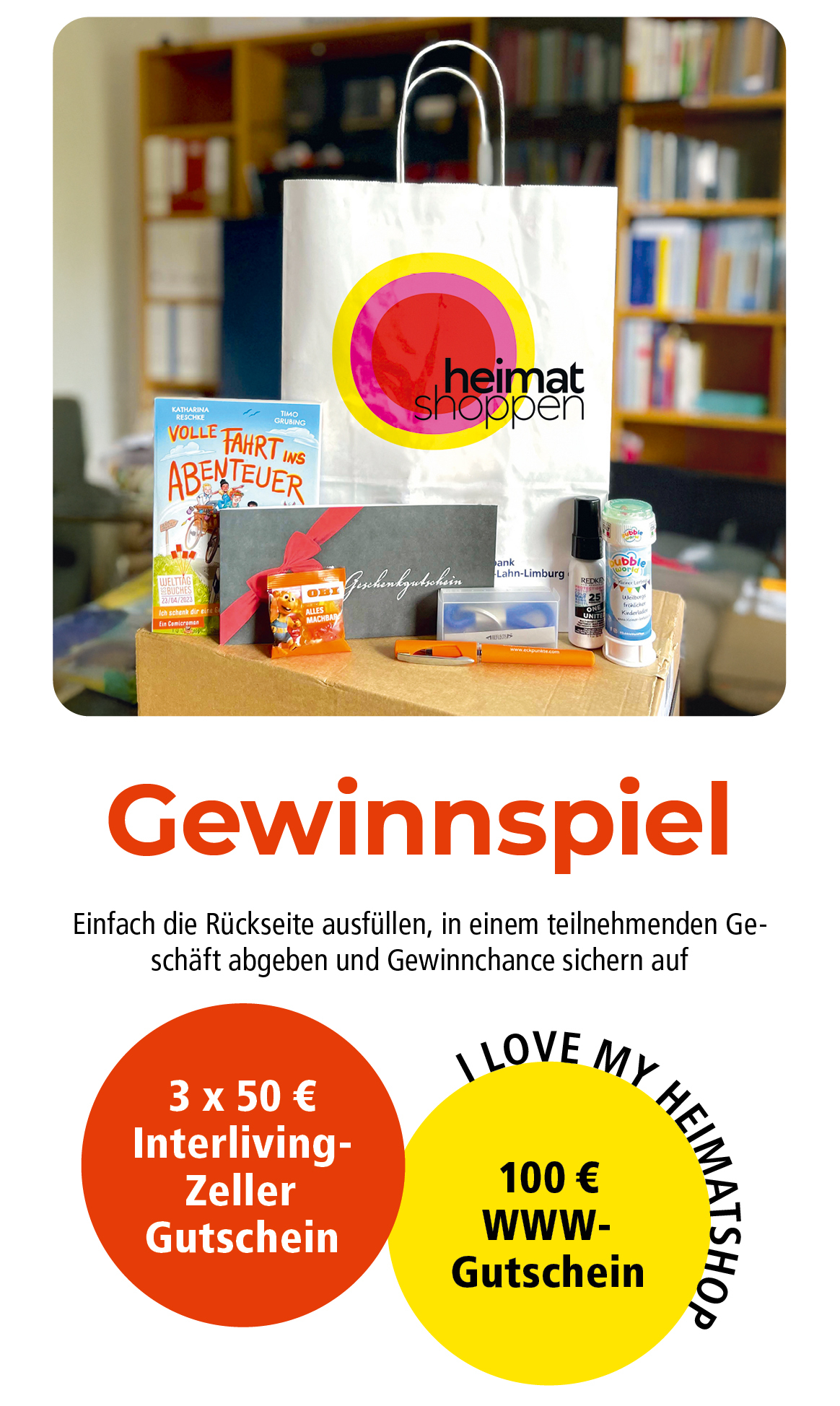 Wundertüten mit Gutscheinen und kleinen Geschenken (Die Bildrechte liegen bei dem Verfasser der Mitteilung.)