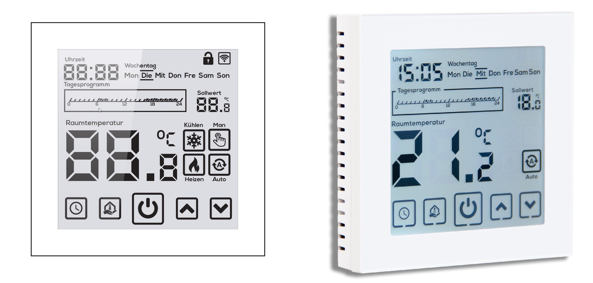 Digital-Thermostat-X2-Smarthome (Die Bildrechte liegen bei dem Verfasser der Mitteilung.)