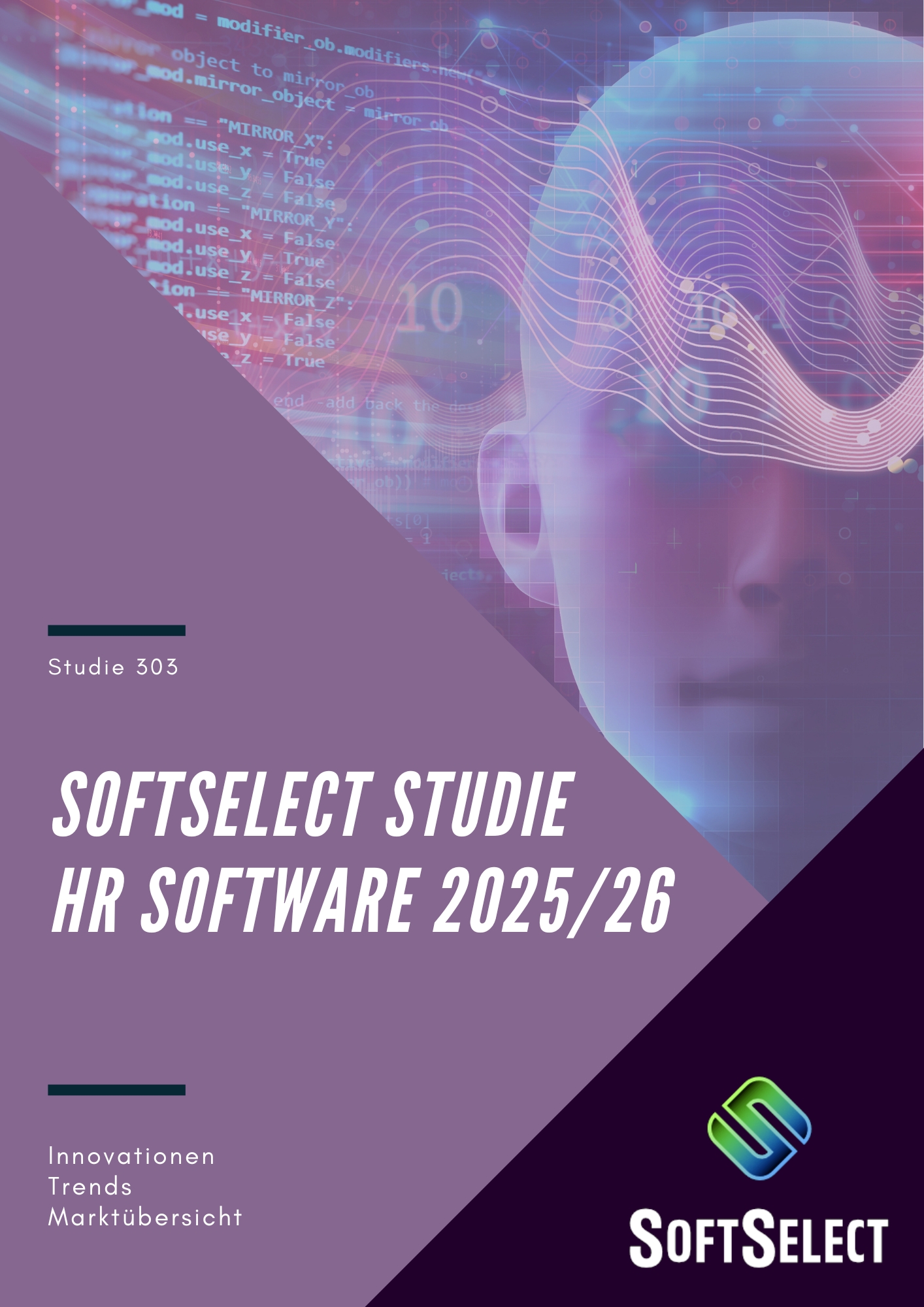SoftSelect Studie HR-Software 2025/ 2026 (©www.softselect.de) ab sofort erhältlich (Die Bildrechte liegen bei dem Verfasser der Mitteilung.)