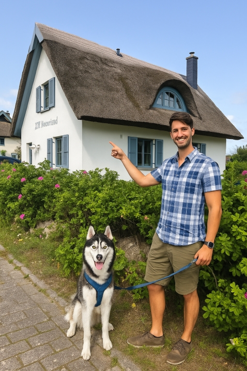 Reethaus Am Kurpark 23 Glowe Kliff Königshörn (Die Bildrechte liegen bei dem Verfasser der Mitteilung.)