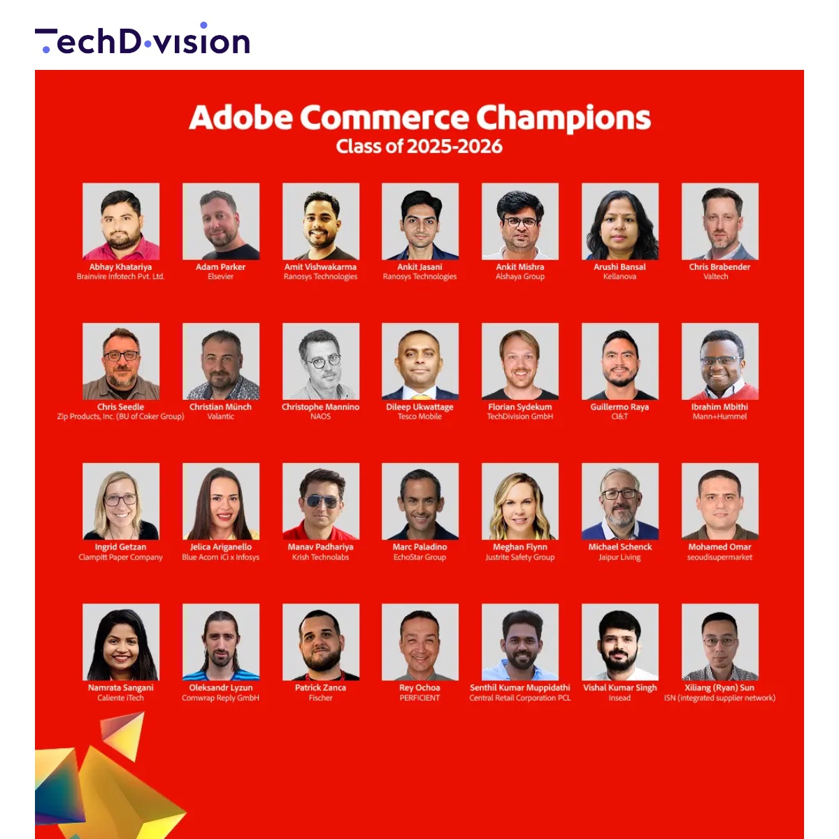 Florian Sydekum von TechDivision ist Adobe Commerce Champion 2025/2026 Florian Sydekum von TechDivision ist Adobe Commerce Champion 2025/2026