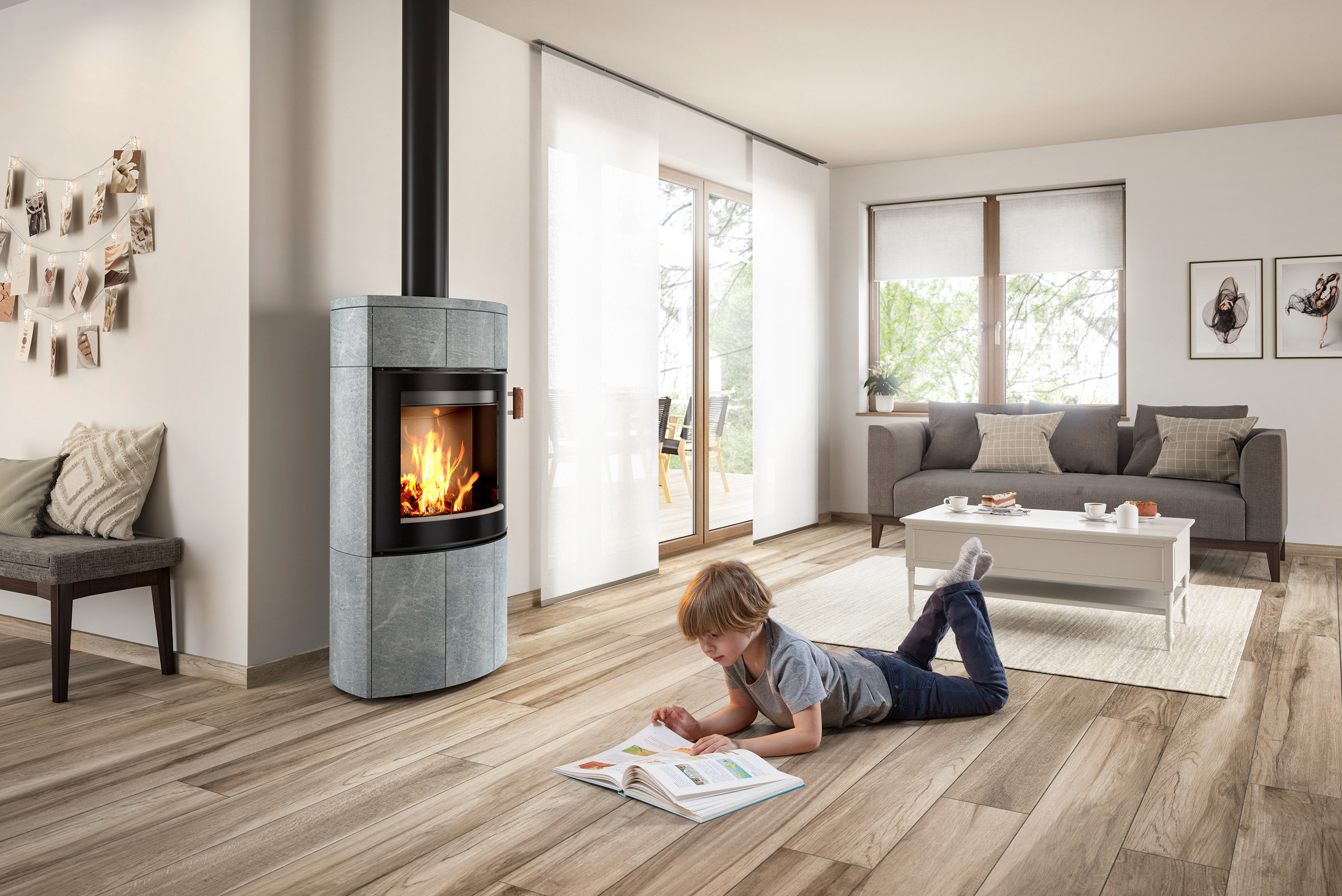 Eine moderne Feuerstätte bringt Wärme, Behaglichkeit und Unabhängigkeit ins Haus (Die Bildrechte liegen bei dem Verfasser der Mitteilung.)